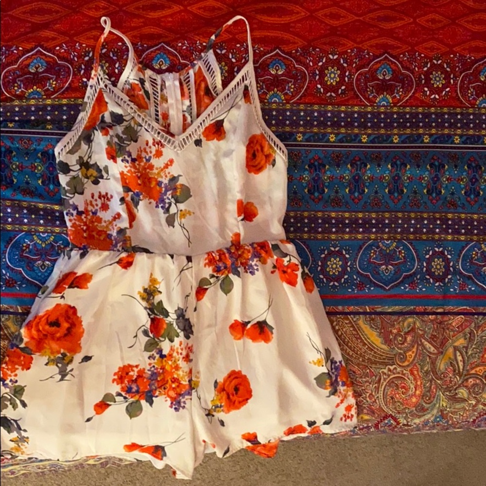 Sienna Sky Floral Romper